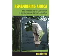Dirk Göttsche Remembering Africa (Copertina rigida)