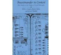 Dirk L. Couprie Robert Hahn Gerard Nadd Anaximander in Conte (Copertina rigida)