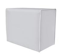 DirkFigge Copri Condizionatore da Esterno Universale Copertura Condizionatore Esterno Telo Esterno Anti-Neve Anti-Polvere Copri Climatizzatore Esterno Protettori Coperture (Argento, 100*41*80cm)
