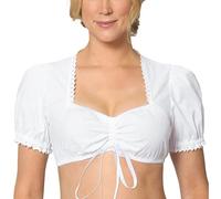 Dirndl Bluse Spitze da Donna - Donna Dirndl Camicie Patchwork Bianco Comoda Bluse Moda Formale Cosplay Costume Oktoberfest Costumi Donna Midi Pizzo Sexy Camicetta Camicia Rinascimentale Donna