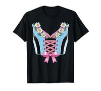 Dirndl Edelweiss Alpine Beauty Alps Escursionismo Avventura Maglietta