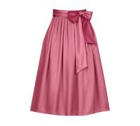 Dirndl Grembiule da Donna con Fiocco - Grembiule da Cucina Oktoberfest - Rosa/Blu/Grigio/Beige/Rosa Acceso/Verde Pietra Gonne Corte Costume da Fata Luminosa per Ragazze