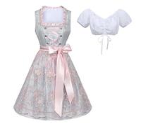 Dirndl Signore 2025 Abito Tradizionale Bavarese Moderno Donna Gonna Moda Vestito Abiti Lunghi Costume Sexy Occasioni Speciali Carnevale
