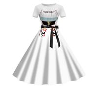 Dirndl Signore 2025 Abito Tradizionale Bavarese Moderno Donna Gonna Moda Vestito Vestiti Cameriera Dell'Oktoberfest Beer Bavarian Women's Dress Costume Carnevale Sexy