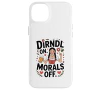 Dirndl sulla morale fuori dal divertimento dell'Oktoberfest Custodia per iPhone 14 Plus
