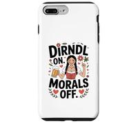 Dirndl sulla morale fuori dal divertimento dell'Oktoberfest Custodia per iPhone 7 Plus/8 Plus
