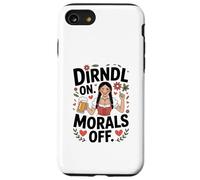 Dirndl sulla morale fuori dal divertimento dell'Oktoberfest Custodia per iPhone SE (2020) / 7/8
