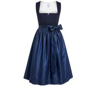 DIRNDLSTERN Dirndl Donna Blu Senza - Allacciatura Midi Vestito Donna Oktoberfest 2025 gr 40
