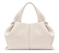 DIRRONA Borsa donna tracolla spalla a mano tote stile dumpling in pelle PU morbida per ufficio città uscita tempo libero regalo viaggio shopping Bianco