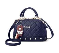 DIRRONA Elegante Borsa a Mano Casuale Borsa a Tracolla Donna Carino Borse a Spalla Moda Viaggiare Lavori PU Pelle Tote Borse Borsa Donna Blu