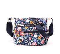 DIRRONA Moda Borsa A Tracolla Da Donna Casuale Viaggio Crossbody Bag Quotidiano Nylon Impermeabile Borsa Messenger Lavoro Festa Shopping Multitasche Leggero Borsa A Spalla Tracolla Blu A