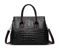 DIRRONA Moda Borsa Da Donna Casuale Borsa Tracolla Viaggio Messaggero Borsa Donna Borsa Shopper Lavoro Multifunzione Donna Borse Mano Nero