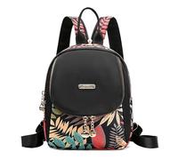 DIRRONA Zaino Donna - Mini Zaino Monospalla Donna Leggero E Impermeabile, Borsa Petto Convertibile Donna 3-in-1 Multitasche Per Viaggio E Quotidiano Foglie Colorate