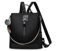 DIRRONA Zaino Donna Moda Viaggio Daypack Impermeabile Antifurto Zaino Ultime Tendenze Borse a Tracolla Scuola Outing Zaino da Donna Nero A