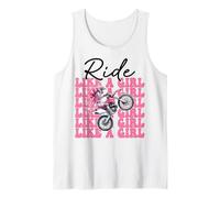 Dirt Bike Girl Motocross Dirt Bike Ride Like A Girl Canotta