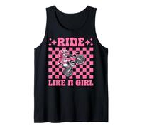 Dirt Bike Girl Motocross Dirt Bike Ride Like A Girl Canotta