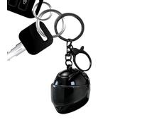 Dirt Bike Helmet Keychain - ABS PC 2.4x5.4cm, 3D Mini Helmet Design | Button Battery Light | Motorcycle Key Ring | Cool Riding Accessory Gift For Bikers Motorcycle Fans Birthdays And Holidays
