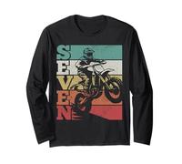 Dirt Bike Motocross Bambini Ragazzi MX 7 Anni 7° Compleanno Maglia a Manica
