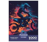 Dirt Bike Puzzle 1000 Pezzi Educa Per Adulti E Bambini Dai 12 Anni, Intrattenimento Creativo Idea Regalo Per Lei O Lui Per Uomini E Donne 38x26cm/1000pcs