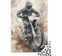 Dirt Bike Puzzle Da 1000 Pezzi Per Adulti Puzzle Da 1000 Pezzi Giochi Educativi Decorazione Della Casa Puzzle I Migliori Regali Per Uomini E Donne 1000pcs (75x50cm)