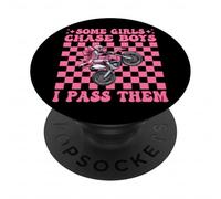 Dirt Bike Ragazza Dirt Bike Alcune Ragazze Chase Ragazzi Io Passo Li PopSockets PopGrip Adesivo