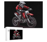 Dirt Bike Rider Motocross Dirt Bike Puzzle per Adulti Famiglia Attività Giochi Home Decor Puzzle 300 PZ