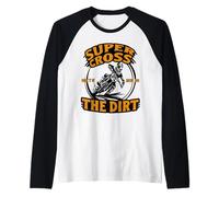 Dirt Biker Equitazione Ottiene Me in The Dirt Bike Maglia con Maniche Raglan