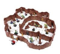Dirt Cheap Dungeons Modular Cavern System - Goblin Set (Small): Costruzione di terreni RPG per Dungeons & Dragons, Pathfinder, War Gaming, e altro!