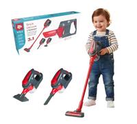 Dirt Devil Aspirapolvere Giocattolo 3 in 1 - Aspirapolvere Verticale e Portatile con 2 Accessori - Funzione Aspirante Reale e Suoni Realistici - Per Bambini e Bambine Dai 3 anni in su