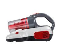 Dirt Devil Aspirapolvere UV DD5002 - Aspirapolvere manuale con lampada UV contro gli acari della polvere - senza sacchetto - aspiratore manuale con filtro HEPA - 400 W - rosso bianco
