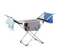 Dirt Devil DD6003 Stendibiancheria Elettrico - Scaldasalviette Elettrico - Asciugatrice da Terra 230 W - Stendino Panni - Lunghezza di Asciugatura 12 m - Stendino Orizzontale IPX1- Alluminio