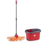 Dirt Devil giocattolo dai 3 anni in su, mocio con secchio e strizzatore, set di pulizia per bambini per promuovere il gioco di ruolo e le abilità motorie, 2 pezzi giocattolo per la pulizia