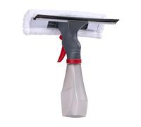 Dirt Devil Pulitore per finestre 3 in 1 con funzione spray - Pulitore per finestre, panno di pulizia e contenitore - 240 ML - Grigio/Rosso