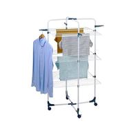 Dirt Devil Stendibiancheria - circa 30 kg di portata - 3 livelli con 6 ripiani - circa 30 m di lunghezza - 4 ganci per grucce - ruote