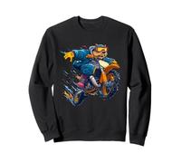 Dirtbiker Capybara Cerca Gli Amanti delle Biciclette Felpa