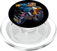 Dirtbiker Capybara Cerca gli amanti delle biciclette PopSockets PopGrip per MagSafe