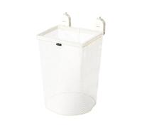 Dirty Clothes Hamper - Wall Mounted Mesh Laundry Bag With Suction Cups, Space-Saving Storage Bin For Shirts, Pants, Scarves, And Coats, Ideal For Bathroom Home Organization