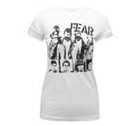 Dirty Cotton Scoundrels Masks Maglietta Fear (Paura) Donna (NS5580)