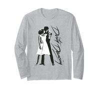 Dirty Dancing Black and White Photo and Logo Vintage Movie Maglia a Manica