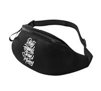 Dirty Hands Make Clean Money Marsupio Con Zip Marsupio Da Unisex Multifunzionale Bum Bag Per Corsa Allenamento Jogging 14X35Cm