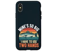 Dirty Mind Fishing - Pesca alla spigola grande pescatore divertente Custodia per iPhone X/XS