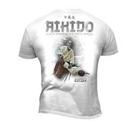 Dirty Ray Arti Marziali Aikido Maglietta Uomo KAWH2 (XL)