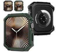 Diruite 2 Pezzi Custodia per Apple Watch Series 11/10 46mm Cover,Antigraffio Senza Schermo TPU Morbida Case per iWatch 46mm Hollow Out Cover