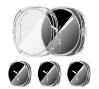 Diruite 3 Pezzi Cover per Samsung Galaxy Watch 8 40mm Custodia Protettiva,HD Clear Protezione Totale Ultra Sottile TPU Pellicola Protettiva,Trasparente*3,40mm