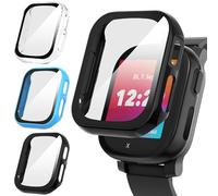 Diruite 3 Pezzi Cover per XPLORA X6 Play(Solo per 1 Gen.) Custodia,HD Ultra Sottile Vetro Temperato Pellicola Protettiva Resistente Graffi PC Protezione(Non si applica per Xplora X6 Play Generation 2)