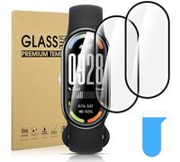 Diruite 3 pezzi Pellicola Protettiva per Xiaomi Smart Band 10 Protezione Schermo,HD Curvato Pmma Materiale Antigraffi Senza Bolle Protettiva Schermo