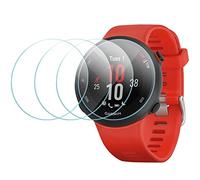 Diruite 4 Pezzi per Garmin Forerunner 55/45/45S/245/245 Music Vetro Temperato Pellicola Protettiva, HD Protettiva Schermo[9H Durezza Antigraffio][Senza Bolle]