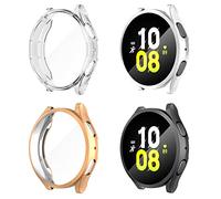 Diruite 4 Pezzi per Samsung Galaxy Watch 5 44mm Custodia Protettiva, Protección Completa TPU Cover Protettiva per Samsung Galaxy Watch 5 44mm Protective Case