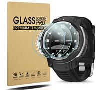 Diruite 4 Pezzi Vetro Temperato per Garmin Instinct Crossover Pellicola Protettiva,Ultra Thin HD Vetro Pellicola Protettiva Schermo[Anti-Scratch]