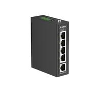 D-Link Switch industriale non gestito DIS-100E-05 5 porte Fast Ethernet IP40 -40~75°C DIN
